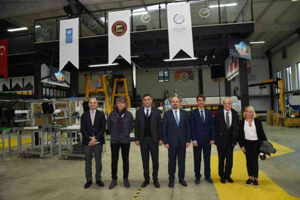 AB Türkiye Delegasyonu heyetinden Model Fabrika'ya ziyaret - Gaziantep haber