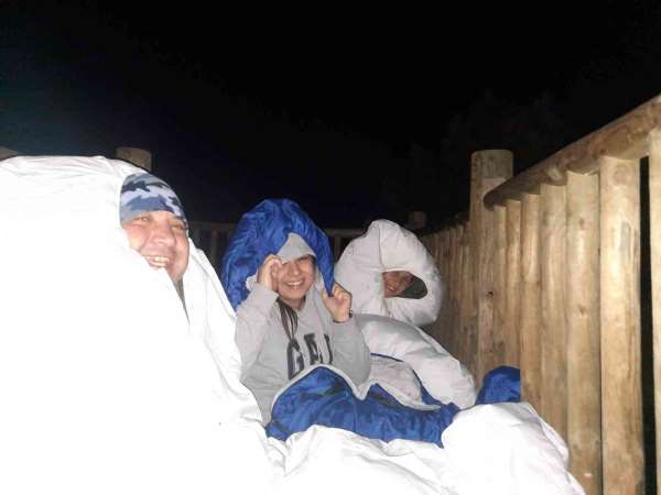 Doğa tutkunlarından 'kış kamplarına hazırlık' tatbikatı - Eskişehir haber