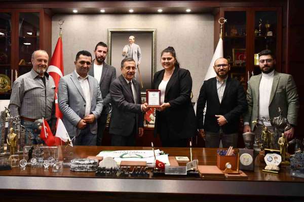 Batıkentspor Kulübü'nden Başkan Ataç'a ziyaret