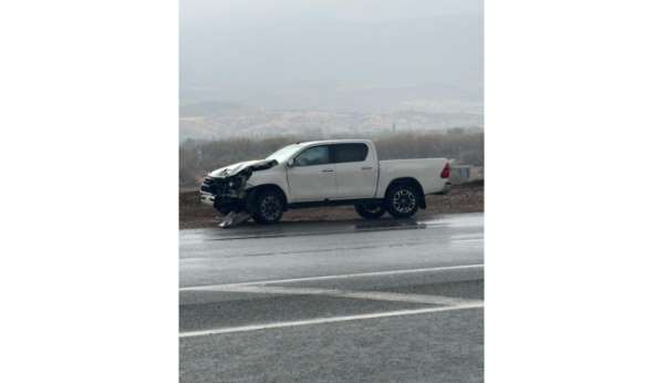 Elazığ'da trafik kazası: 1 yaralı