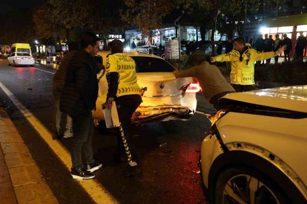 Elazığ'da zincirleme kaza: 1 yaralı