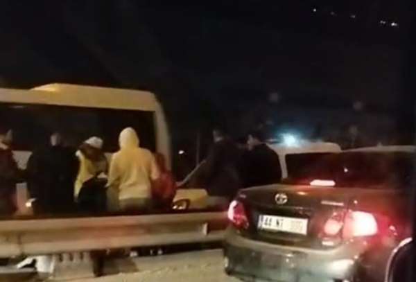 Malatya'da zincirleme trafik kazası: 2 yaralı