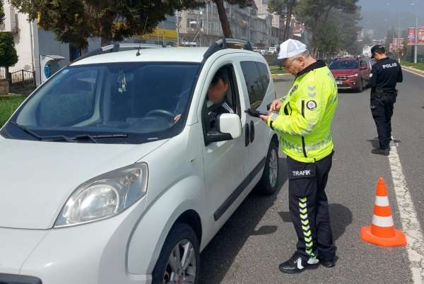 Ordu'da bir haftada 11 binden fazla araç ve sürücüsü denetlendi