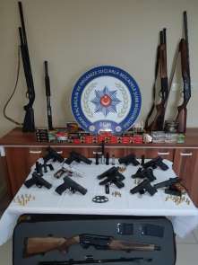 Amasya, Çorum ve Tokat'ta eş zamanlı silah operasyonu 