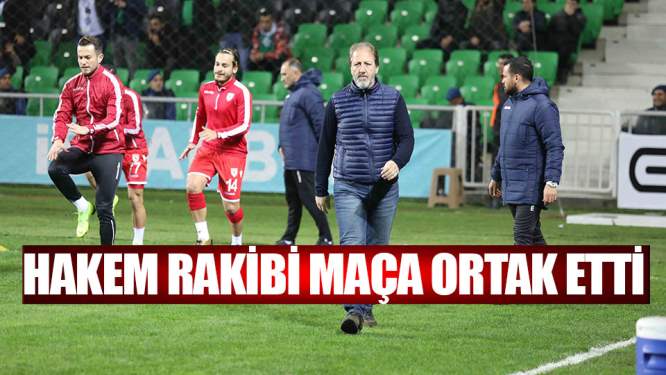 Samsunspor Haberleri: Taşkın: Hakem Sakaryaspor'u Maça Ortak Etti