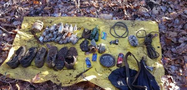 Muş'ta terör örgütüne ait malzeme ele geçirildi 