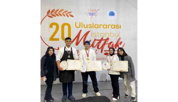 Genç aşçılar Türkiye'ye 3 altın 1 bronz madalya kazandırdı