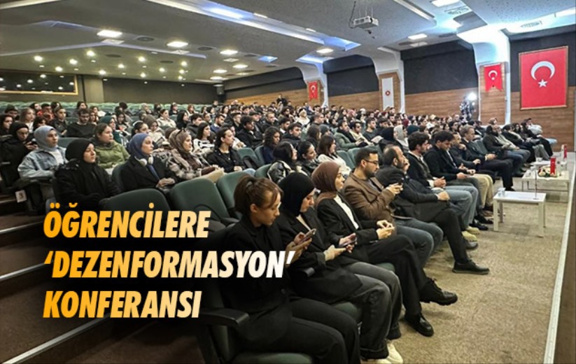 Samsun'da öğrencilere 'dezenformasyon' konferansı