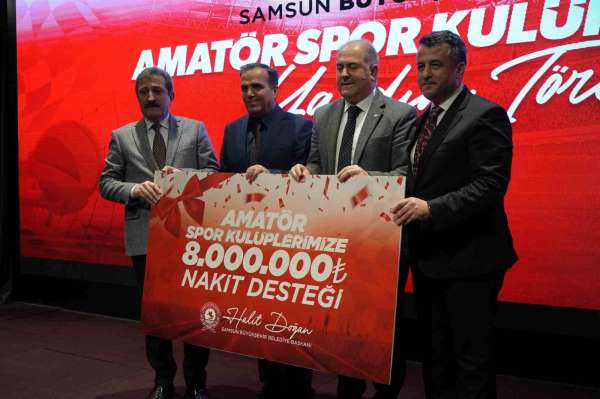 Samsun'da amatör spora 8 milyon TL'lik destek