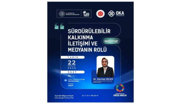 OKA'dan 'Sürdürülebilir Kalkınma İletişimi ve Medyanın Rolü' webinarı