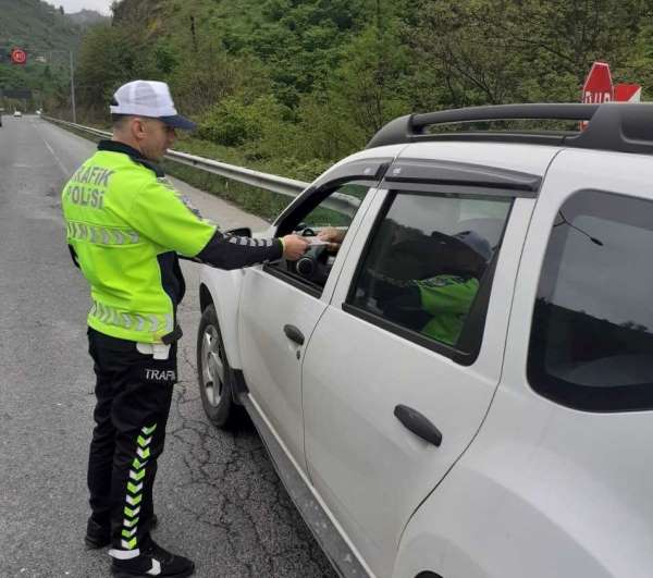 Ordu'da bir haftada 13 binden fazla araç ve sürücüsü denetlendi