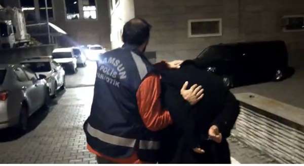 Samsun'da uyuşturucudan 12 buçuk yıl cezası bulunan şahıs yakalandı