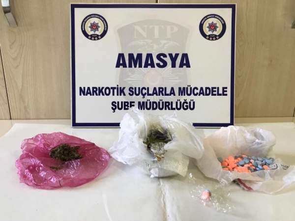 Amasya'da uyuşturucu operasyonu: 4 gözaltı 