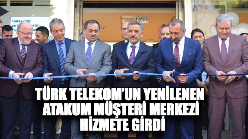 Türk Telekom'un yenilenen Atakum Müşteri Merkezi hizmete girdi