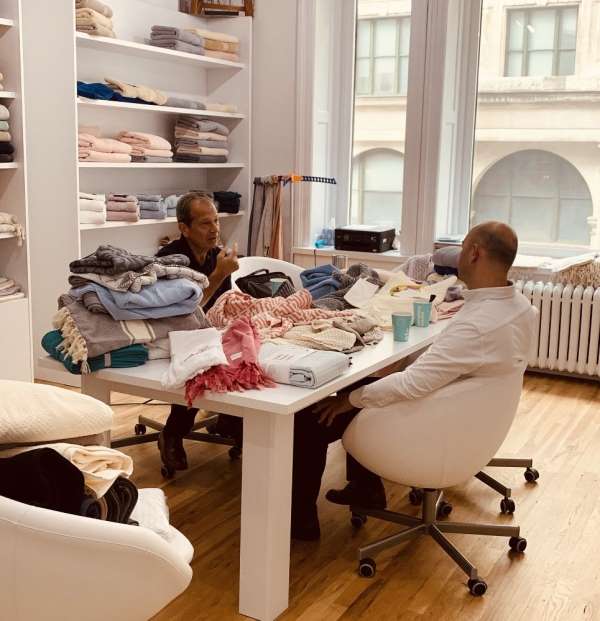 Bursalı tekstilciler New York TTM'de ikili iş görüşmesi yaptı 