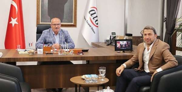 Siirt TSO Başkanı Güven Kuzu, ATO Başkanı Gürsel Baran'ı ziyaret etti 