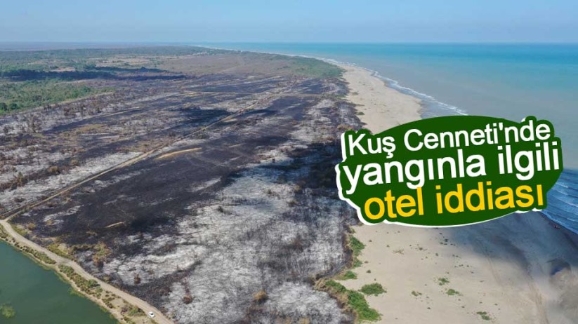 Samsun Kuş Cenneti'nde yangınla ilgili otel iddiası
