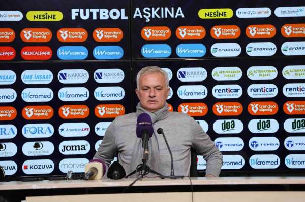 Jose Mourinho: '3 puanı hak ettiğimizi düşünüyorum'