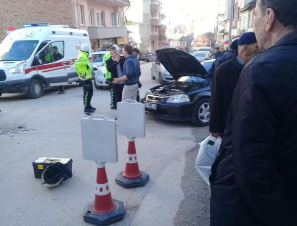 Bilecik'te yaşanan trafik kazasında 1 kişi yaralandı 