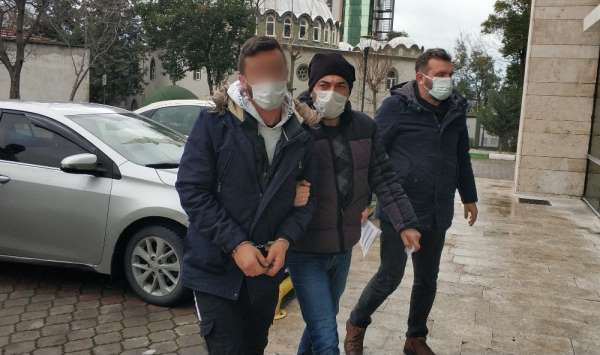 Samsun'da uyuşturucu hapla yakalanan 2 kişi adliyeye sevk edildi