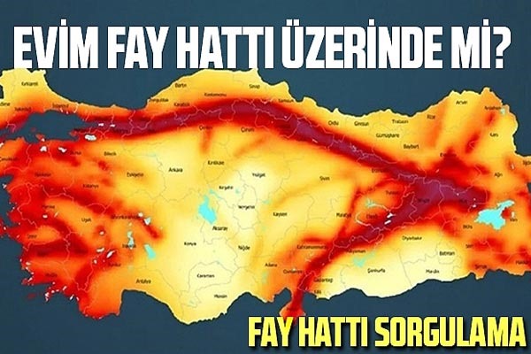 Evinizin altından fay hattı geçiyor mu?