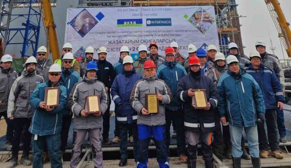 Kazakistan Santral Projesi 2 milyon kişi-saat kazasız çalışma süresine ulaştı