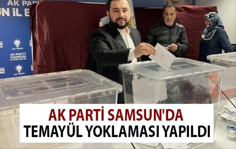 AK Parti Samsun'da Temayül Yoklaması Yapıldı