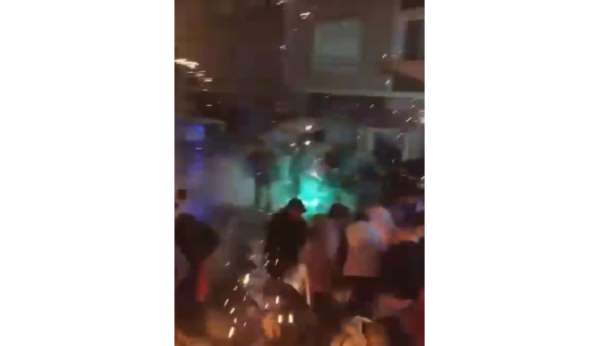 Asker eğlencesinde işaret fişeği faciaya neden oluyordu - İstanbul haber