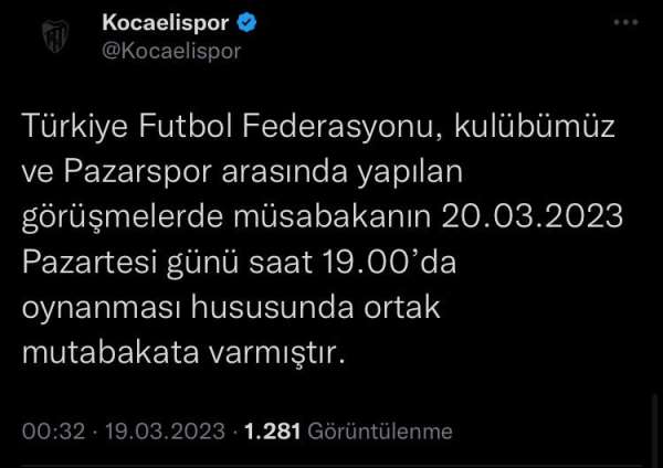 Hava muhalefeti seyahati engelledi, Kocaelispor-Pazarspor maçı ertelendi - Kocaeli haber