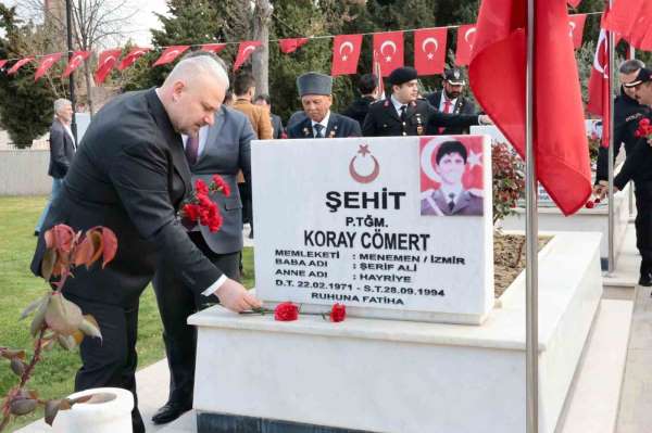 Menemen'de Çanakkale Şehitleri anıldı