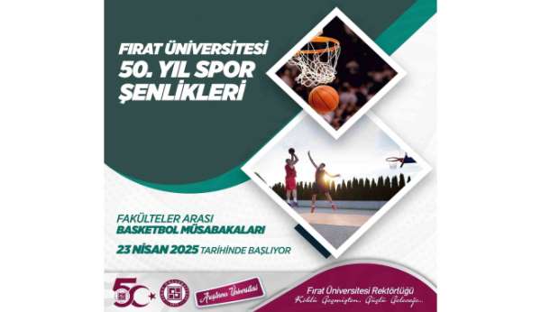 FÜ'de 50. yıl coşkusu spor şenlikleriyle sürüyor