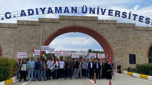 Adıyaman Üniversitesi öğrencilerinden Gazze'ye destek