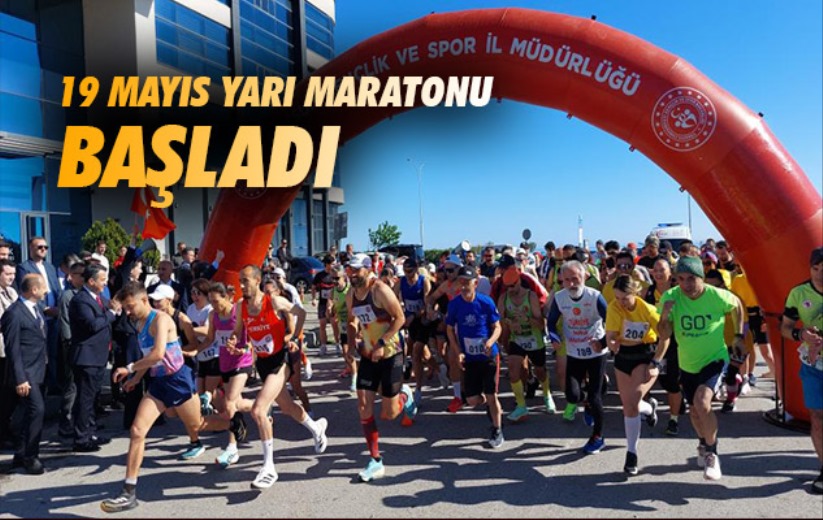 Samsun 19 Mayıs Yarı Maratonu başladı