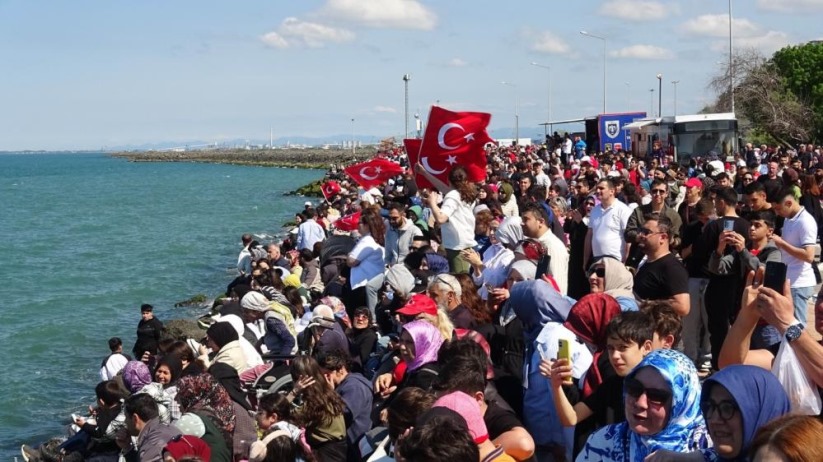 Samsun'da Jandarmadan nefes kesen hava gösterileri