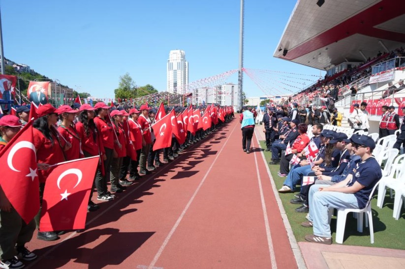 Samsun'da 19 Mayıs coşkuyla kutlandı