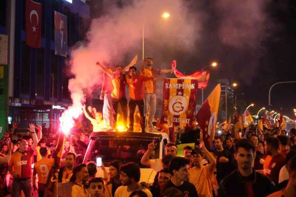 Edirne'de Galatasaray'ın şampiyonluğu coşkuyla kutlandı