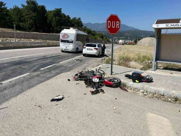 Seydikemer'de motosiklet kazası:1 ölü