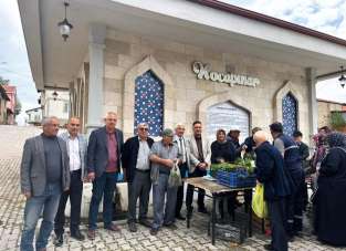 Tavşanlı'da 20 bin adet biber fidesi dağıtıldı