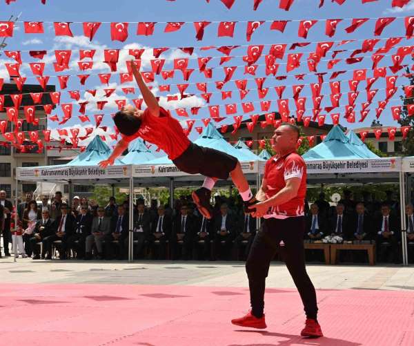 Kahramanmaraş'ta Atatürk'ü Anma, Gençlik ve Spor Bayramı coşkuyla kutlandı