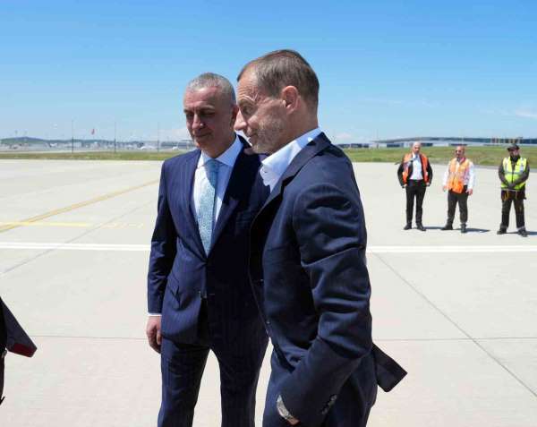 UEFA Başkanı Aleksander Ceferin, İstanbul'a geldi