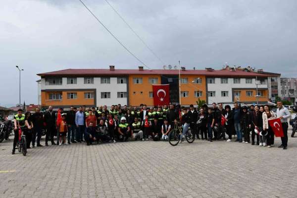 Vezirköprü'de motosiklet korteji