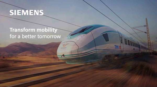 Siemens Mobility, fuarda demiryolu altyapısı için dijital çözümlerini sergileyecek