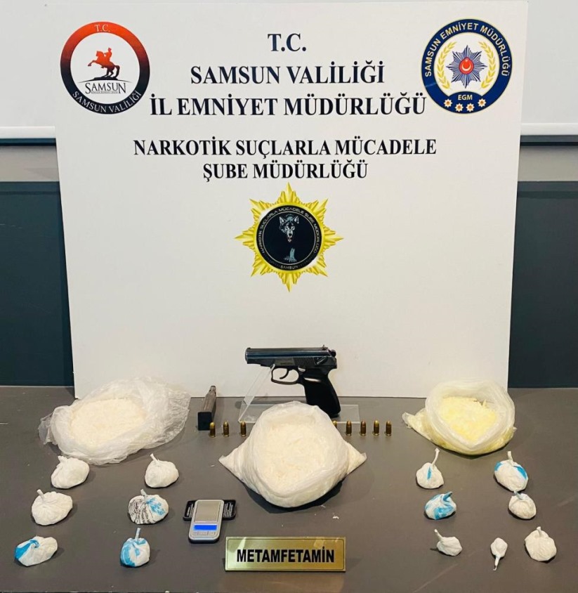 Samsun'da uyuşturucu operasyonu: 3 gözaltı