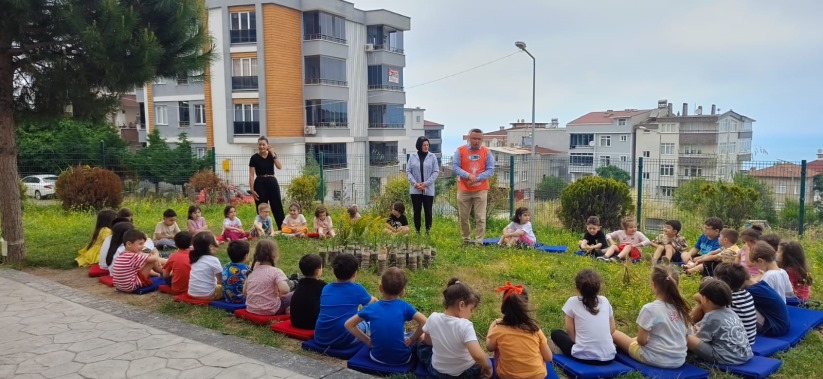Samsun'da minik çevrecilerden büyüklere çevre dersi