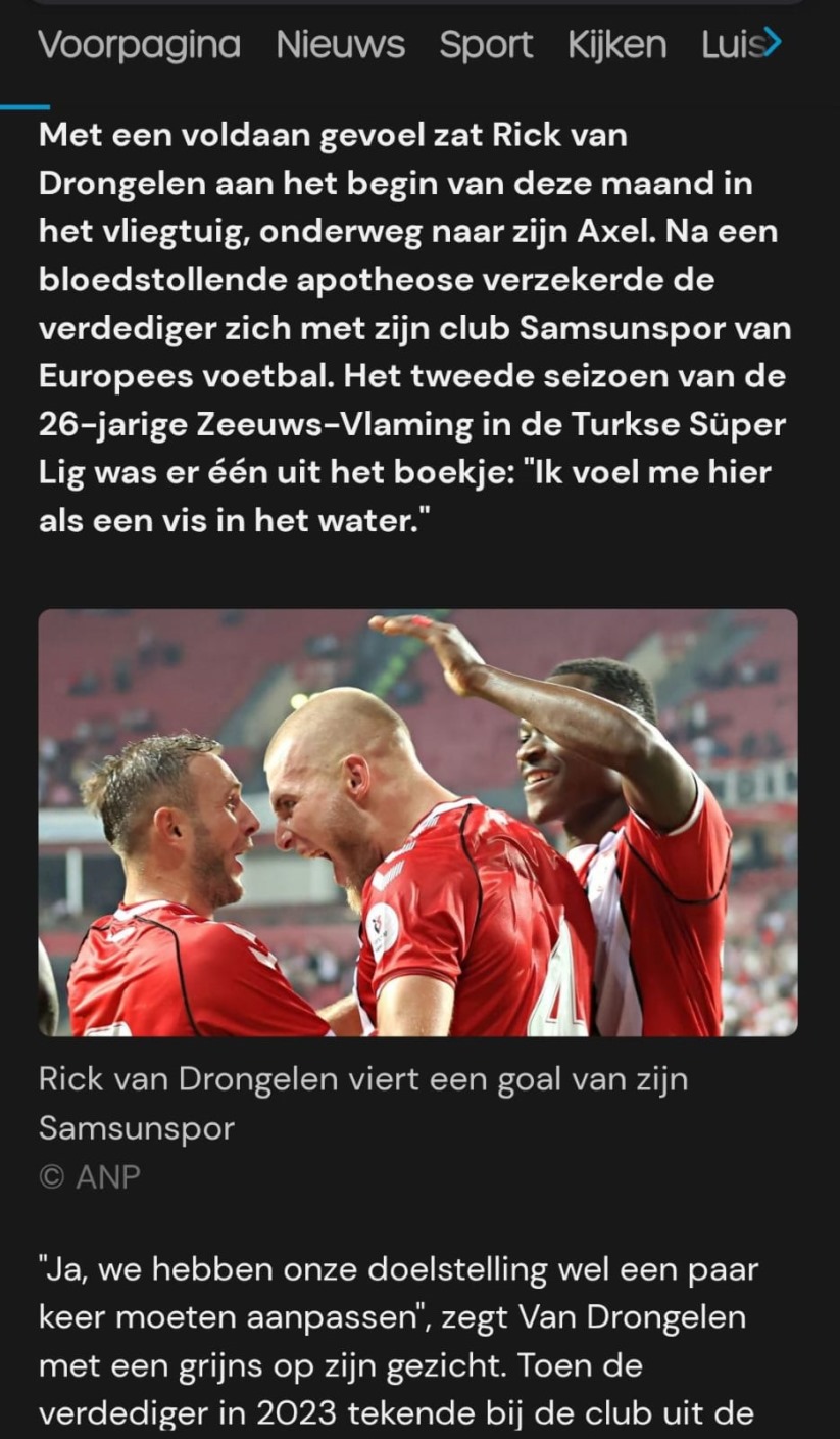 Van Drongelen Hollanda Basınına Konuştu