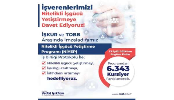 Bakan Işıkhan: 'İşverenlerin 6 aylık bir kurs düzenlemesi halinde 132 bin 628 liralık zaruri gider tutarı İŞKU