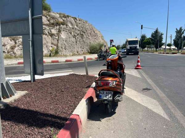 Tavşanlı'da motosiklet kazası: 1 yaralı