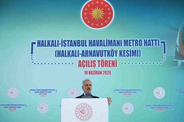 Bakan Uraloğlu: 'Bakanlığımızca İstanbul'a kazandırılan toplam raylı sistem hattı uzunluğu 180 kilometreye ula
