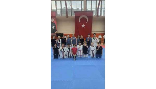 Bilecikli tekvandoculardan madalya yağmuru