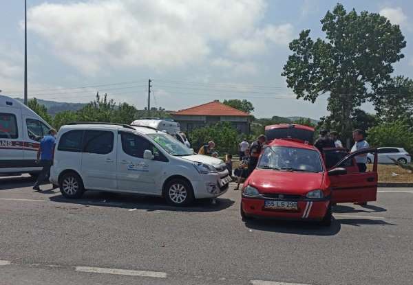 Samsun'da trafik kazası: 8 yaralı 
